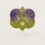 Paulovičová Barbora - Golden heart II - green-purple